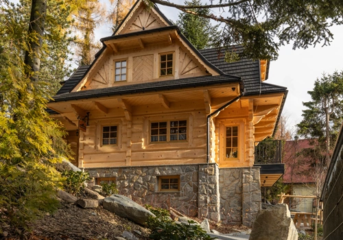 widok na Willę Kryjówka w Zakopanem