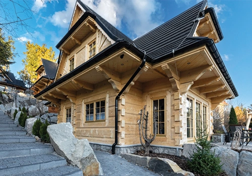 widok na willę Uroczysko w Zakopanem